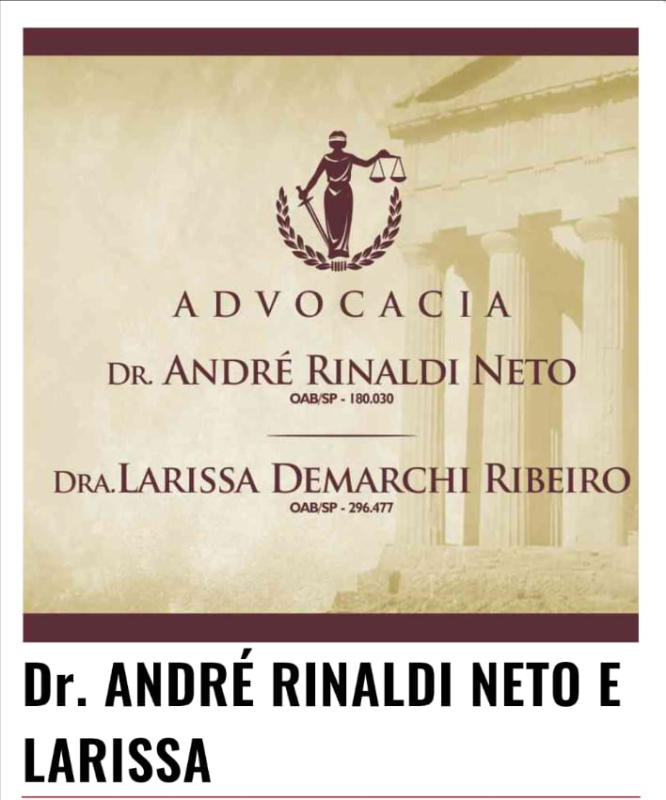 Dr. ANDRÉ RINALDI NETO E LARISSA Salto SP